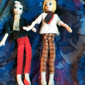 VINTAGE HANDMADE FASHION DOLLS